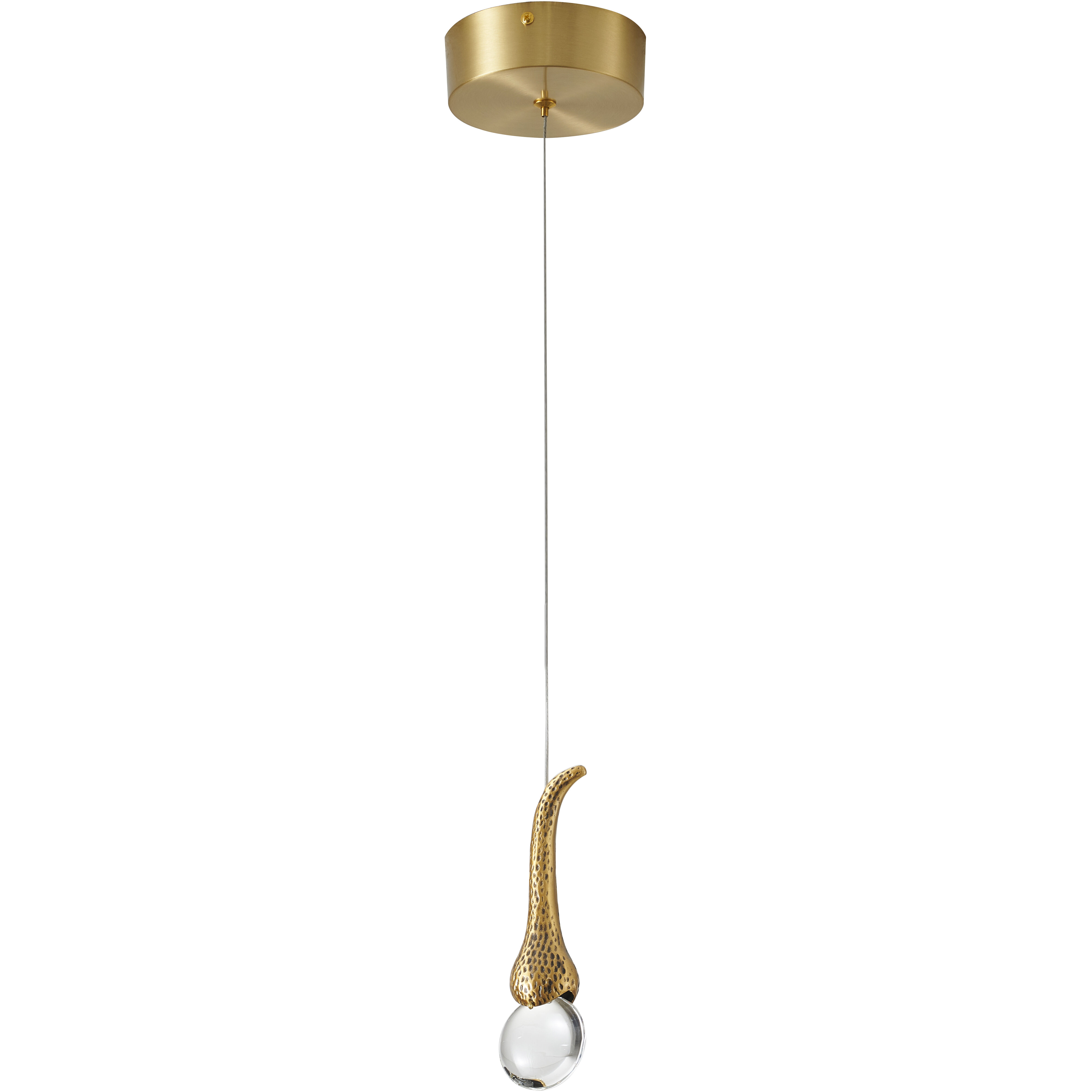 Canada LED 4.7 inch Antique Gold LED Pendant Ceiling Light